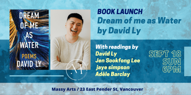 Book Launch: Dream of Me as&nbsp;Water